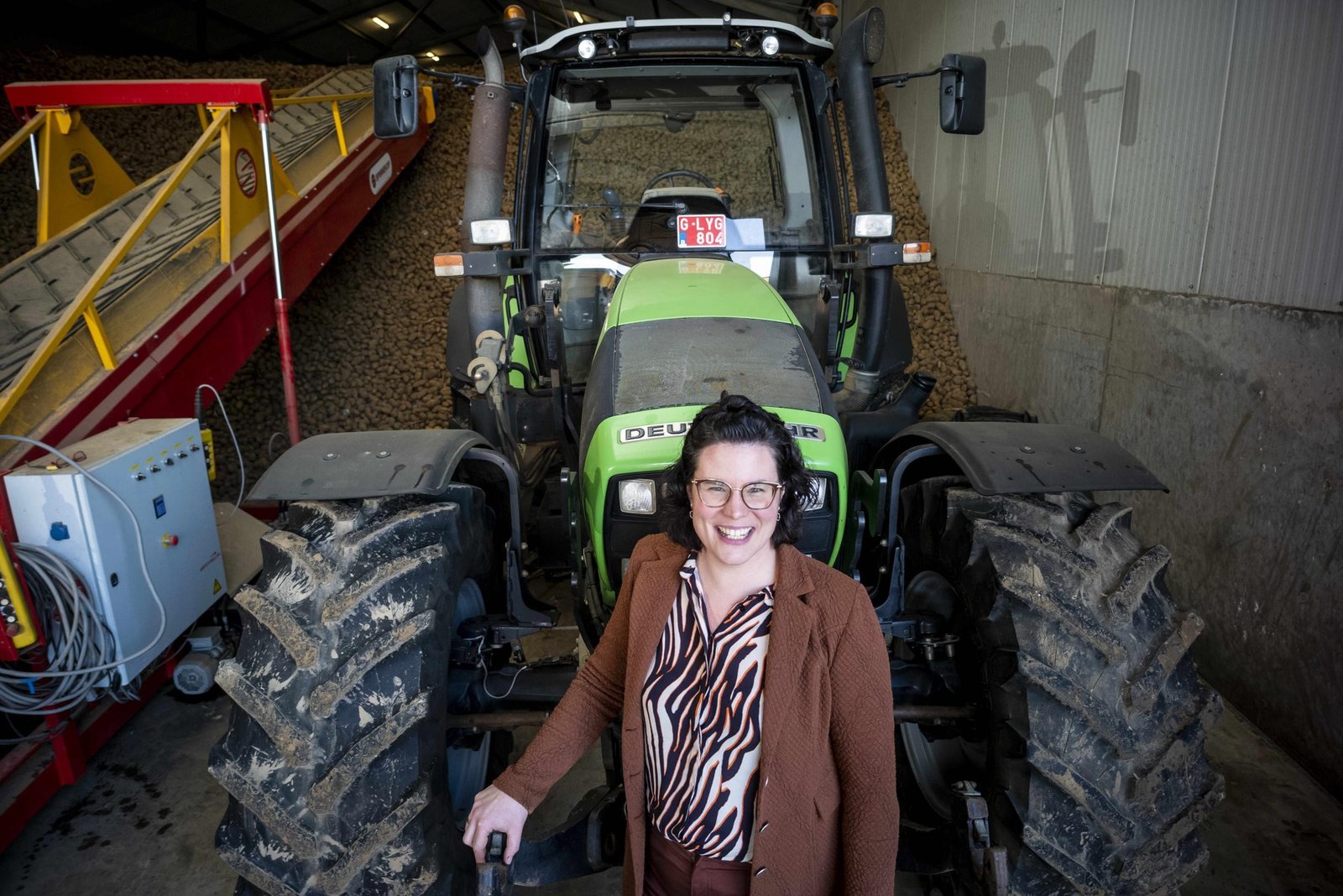Marlutje Jackers: “Ik ben hier ingetrouwd. En op een boerderij moet je wérken.” © Tom Palmaers